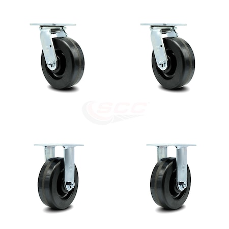 Bassick Casters 6AS8-7 9TM6X2-R Caster Replacement Set